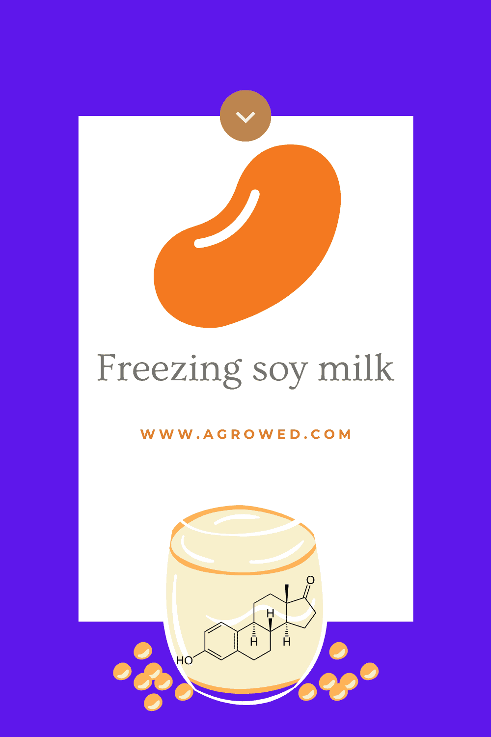 Freezing soy milk